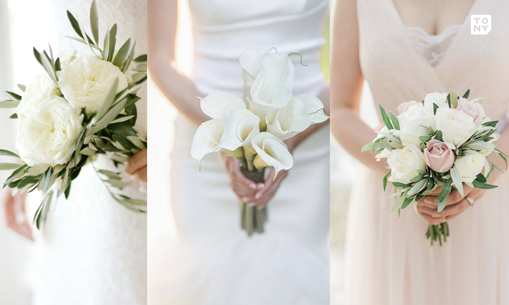 Cách chọn hoa cưới cầm tay phù hợp với váy cưới