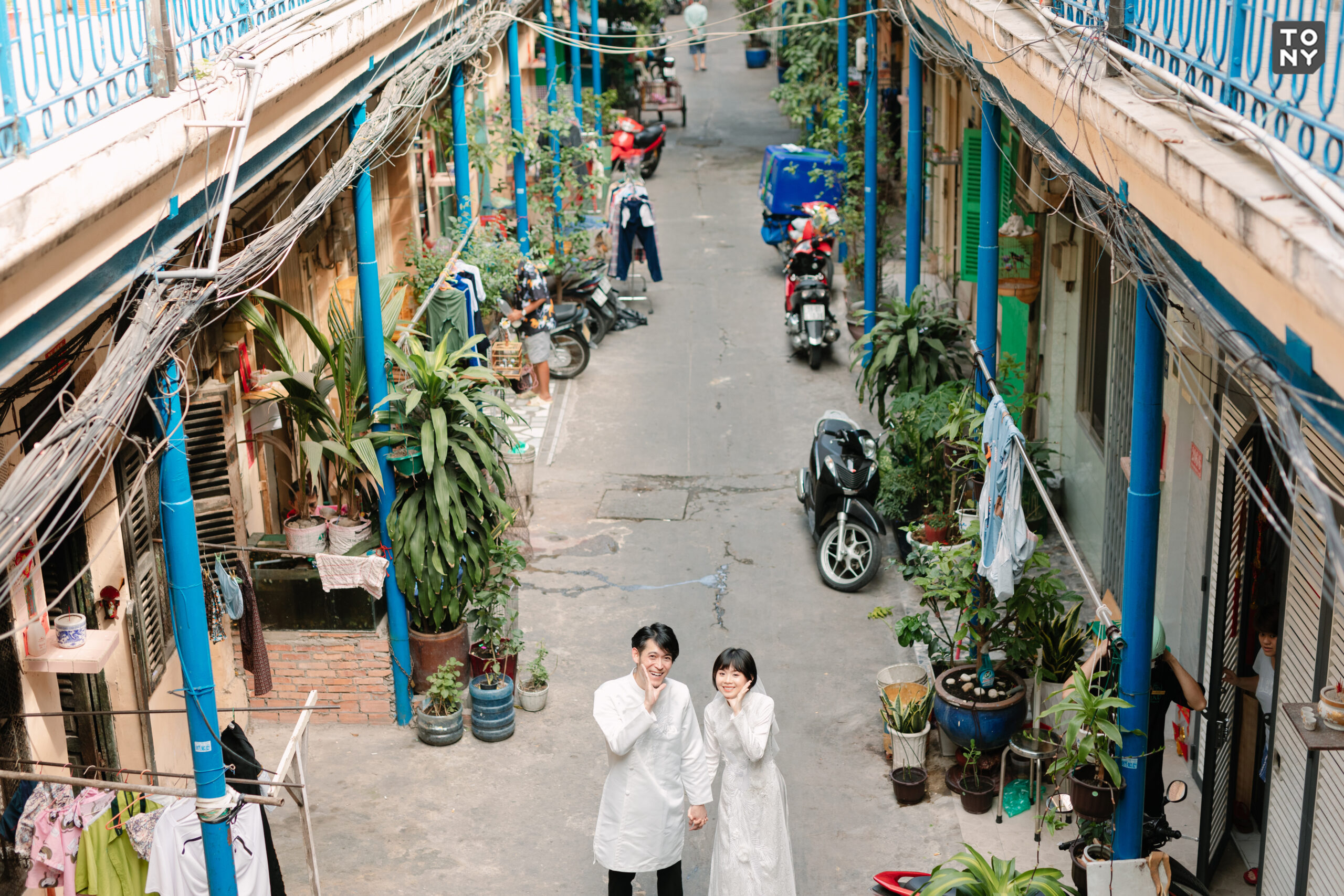 chụp ảnh cưới ngoại cảnh Sài Gòn